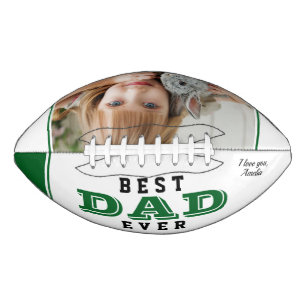 Best Dad Father Green Photo American Football