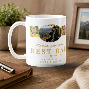 Best Dad Father’s Day Gift from Kids Photo  Coffee Mug