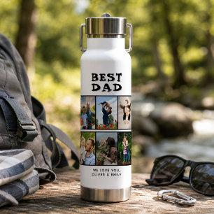 Best Dad Father's Day 6 Photo  Water Bottle
