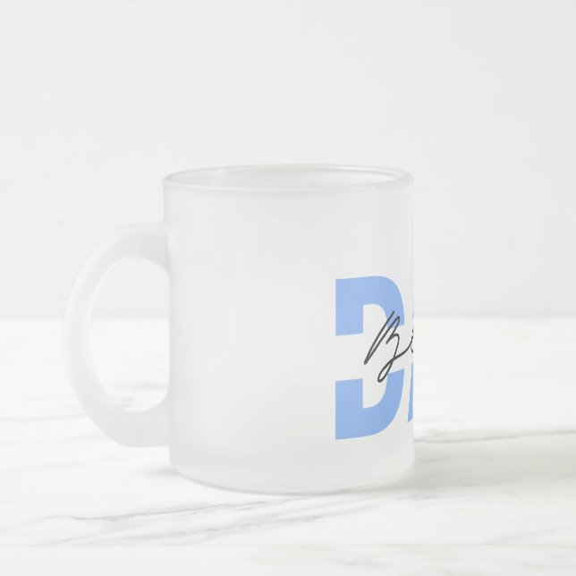 Best dad father's Day  Frosted Glass Coffee Mug (Left)