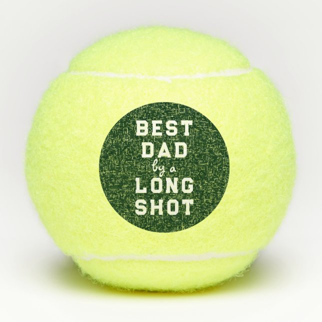 Best Dad Father's Day Gifts Tennis Balls (Front)