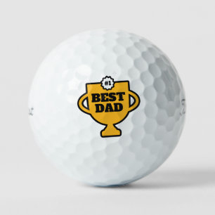 'Best Dad' Father's Day, Thoughtful Birthday Gift Golf Balls
