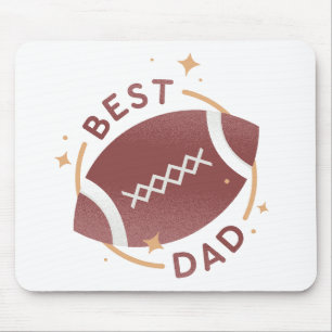 Best Dad Football  Mouse Mat