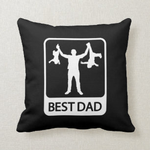 Best Dad - Funny Father's Day Cushion
