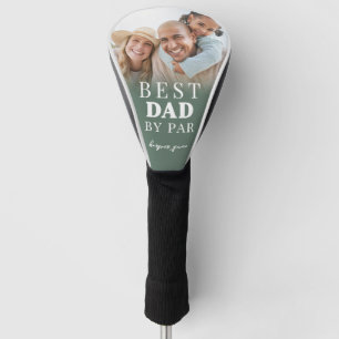 Best Dad Green Photo Father Golf Head Cover