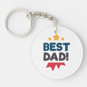 Best Dad Happy Father's Day Keychain
