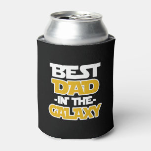 Best Dad in the Galaxy funny saying shirt Can Cooler