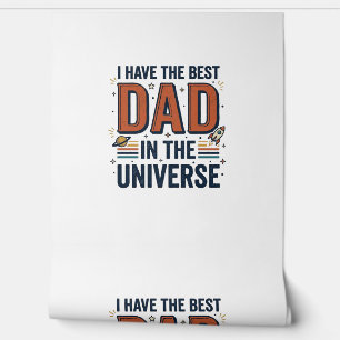 Best Dad in the Universe Space Vector Design_1 Wallpaper