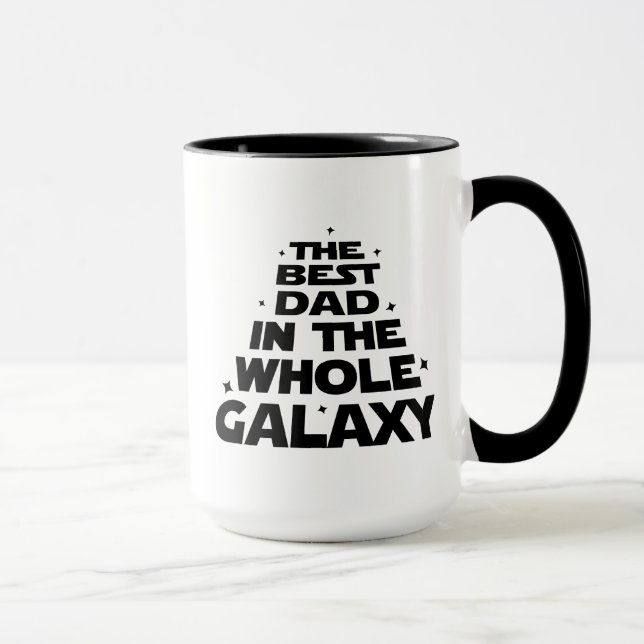 Best Dad in the Whole Galaxy - Father's Day Mug (Right)