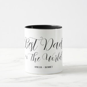 Best Dad in the World Fathers Day Coffee Mug