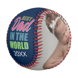 Best Dad in the World Father's Day Gift Baseball