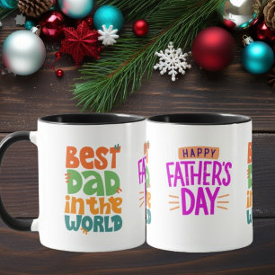 Best Dad in The World   Happy Father's Day Coffee Mug