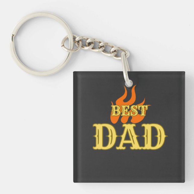 BEST DAD KEY RING (Front)