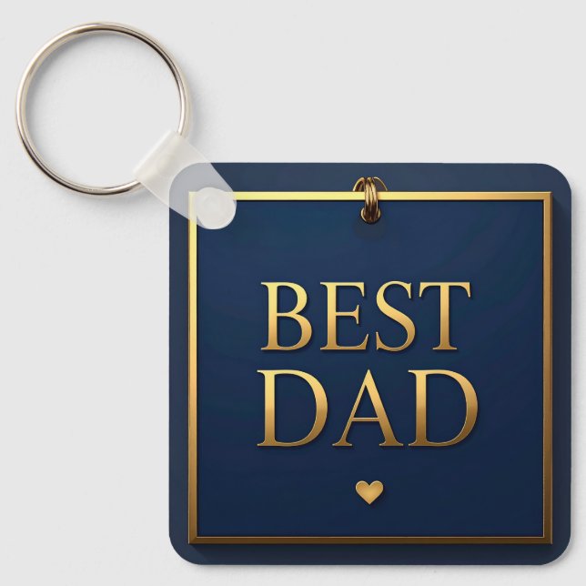 Best Dad Keychain Set (Front)