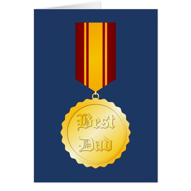 Best Dad Medal Brooch Father’s Day (Front)