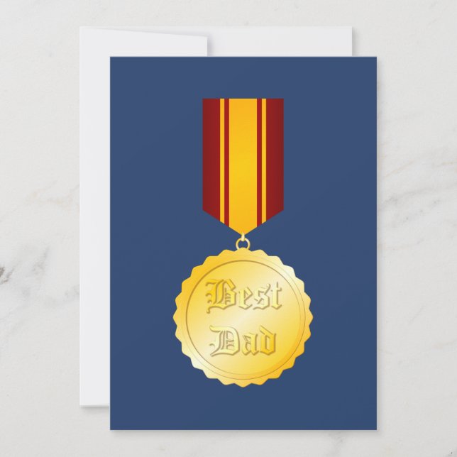 Best Dad Medal Brooch Father’s Day (Front)