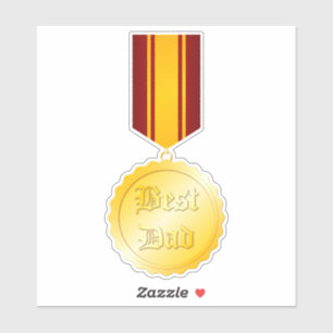 Best Dad Medal Brooch Father’s Day