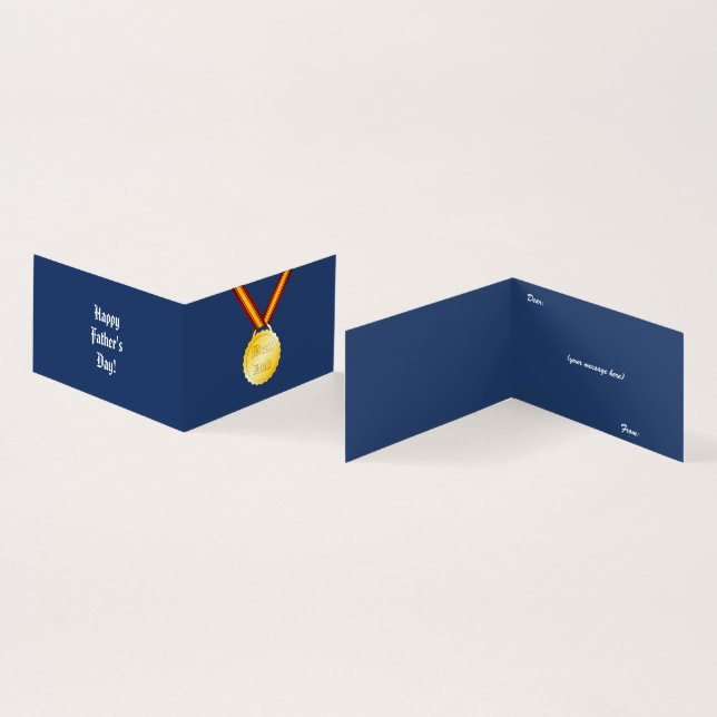 Best Dad Medal Father’s Day (Inside and Outside)