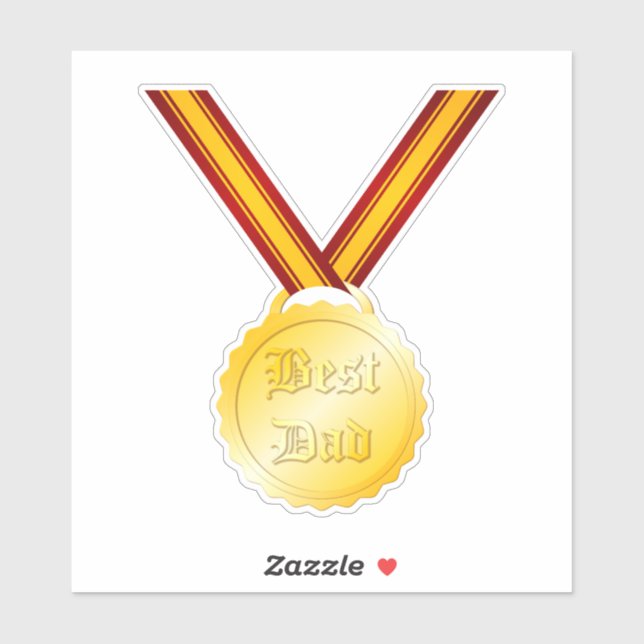 Best Dad Medal Father’s Day (Sheet)