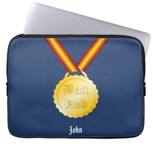 Best Dad Medal Father’s Day Laptop Sleeve