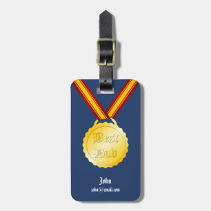 Best Dad Medal Father’s Day Luggage Tag