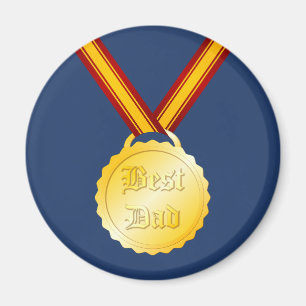 Best Dad Medal Father’s Day Magnet