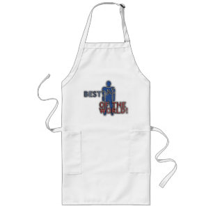 BEST DAD OF THE WORLD LONG APRON