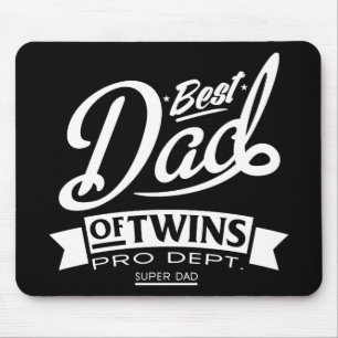 Best Dad Of Twins Pro Dept. Super Dad Mouse Mat