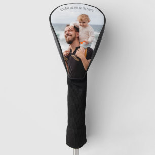 'Best Dad On And Off The Course' Customisable Gift Golf Head Cover