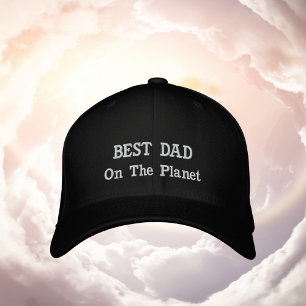 BEST DAD On The Planet Embroidered Hat