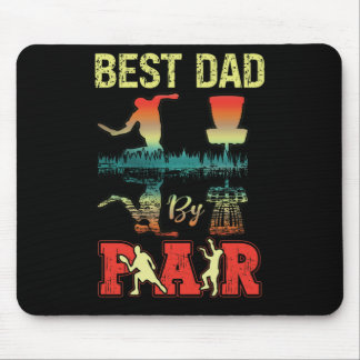 Best Dad Par Discgolf Discgolfer Frisbee Golfing Mouse Mat