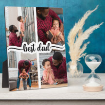 Best Dad Personalised 4 Photo Collage