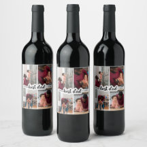 Best Dad Personalised 4 Photo Collage