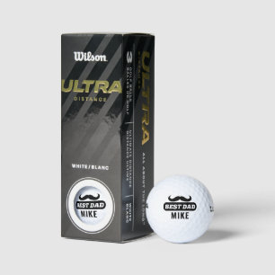 Best Dad Personalised Golf Balls