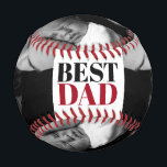 Best Dad Personalised Photo Baseball<br><div class="desc">Just ONE photo (better in horizontal) will make this ball a touching keepsake for daddy and his sweetheart.</div>