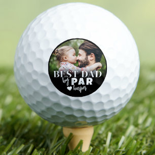 Best Dad Personalised Photo Golf Balls