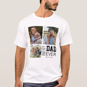 Best Dad Personalised Photos T-Shirt
