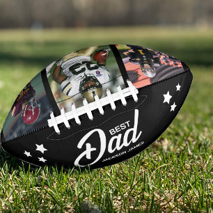 Best Dad Photo Collage Football American Football