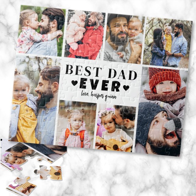 Best Dad Photo Collage Jigsaw Puzzle (Best Dad Photo Collage jigsaw puzzle)