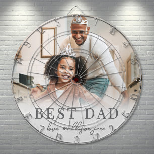 Best Dad Photo Dartboard