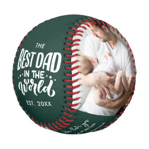 Best Dad Photos Script Custom Baseball