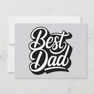 Best dad postcard