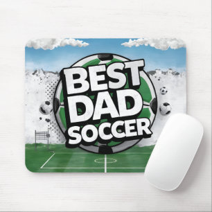 Best Dad soccer graffiti fathers day Mouse Pad