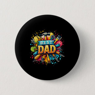 Best Dad Tools Craftsman Dad Daddy Father Fathers 6 Cm Round Badge