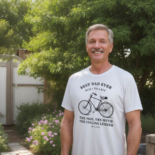 Best Dad Vintage Bicycle Father's Day T-Shirt