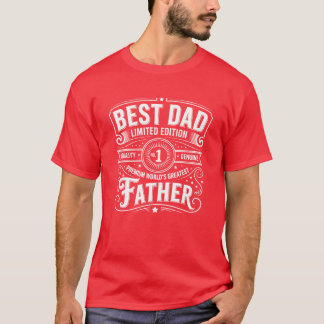 Best Dad Vintage Limited Edition Gift For Father g T-Shirt