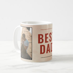 Best Dad Watercolor Father`s Day Photo       Coffee Mug