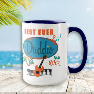 Best Daddio Far Out Retro Mug