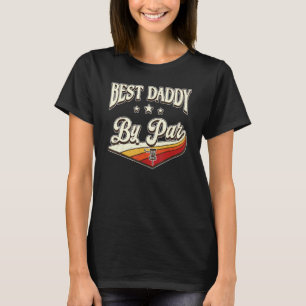 Best Daddy By Far Men Vintage Retro Decoration Dad T-Shirt