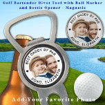 Best DADDY By Par Personalised Photo Golfer Divot Tool<br><div class="desc">Best Daddy By Par ... Two of your favourite things , golf and your kids ! Now you can take them with you as you play 18 holes . Customise these golf ball markers with your childs favourite photo and name . Whether it's a birthday, fathers day or Christmas, these...</div>